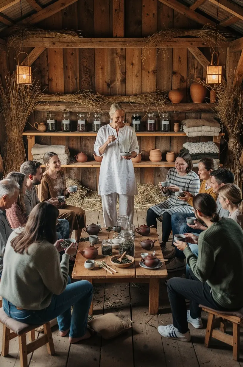 Įvairių rūšių arbatos maišeliai išdėstyti ant stalo, rodantys pasirinkimo įvairovę ir individualius poreikius.
